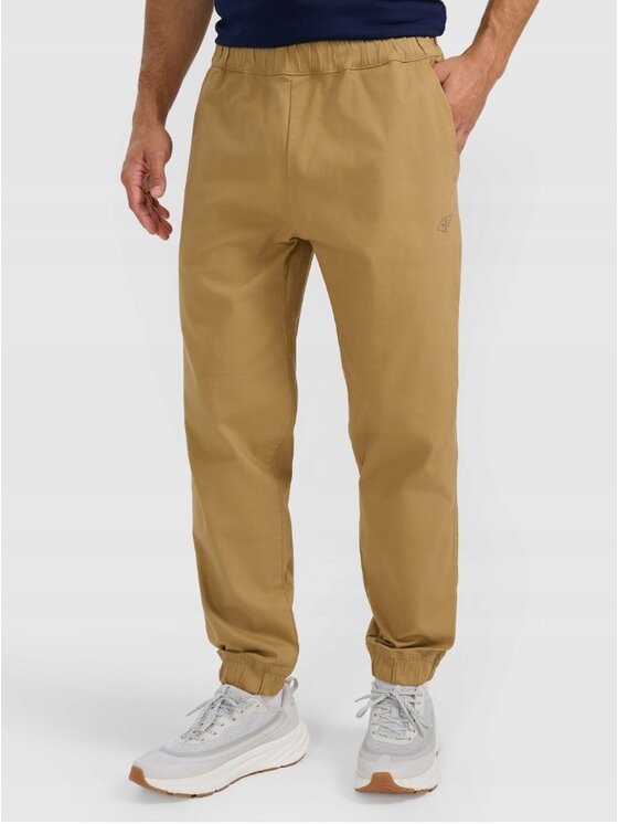 4F 4F Pantaloni da tuta 4FRMM00TTROM1627-83S Marrone Regular Fit