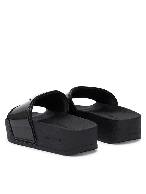 KARL LAGERFELD KARL LAGERFELD Klapki Kondo Maxi II KL80805C Czarny