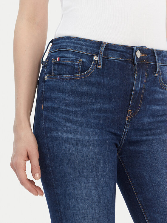 Tommy Hilfiger Tommy Hilfiger Džínsy WW0WW45010 Tmavomodrá Slim Fit