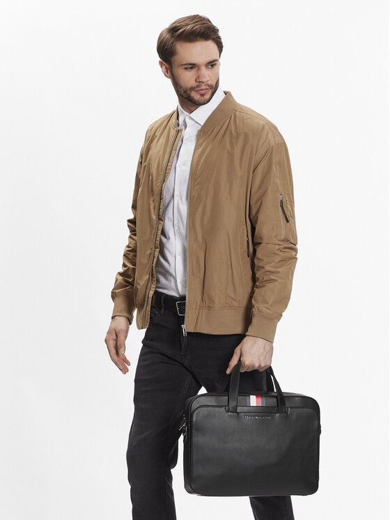 Tommy Hilfiger Tommy Hilfiger Laptoptáska Midtown Pu Computer Bag AM0AM09545 Fekete