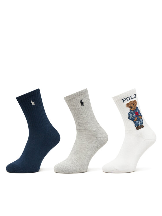 Set de 3 perechi de șosete lungi de damă Polo Ralph Lauren 455882850001 Colorat