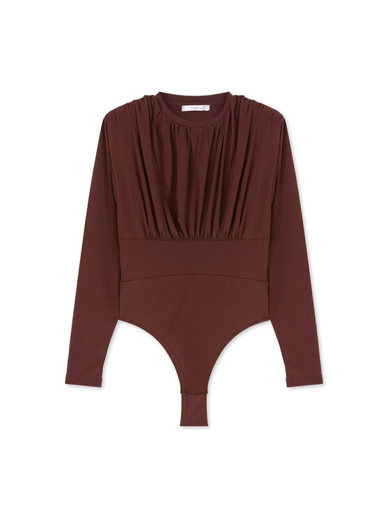 Motivi Motivi T-shirt G038W003532N022 Marrone Regular Fit