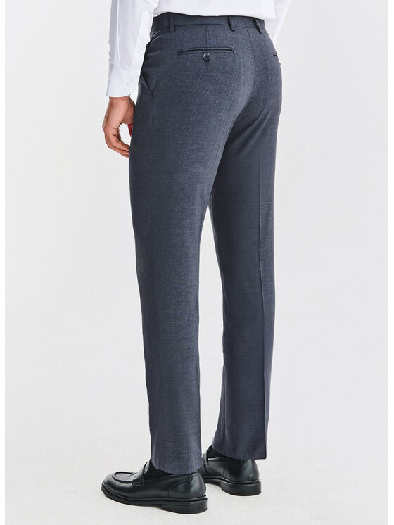 Pako Lorente Pako Lorente Spodnie garniturowe P25WF-6G-007 Granatowy Slim Fit