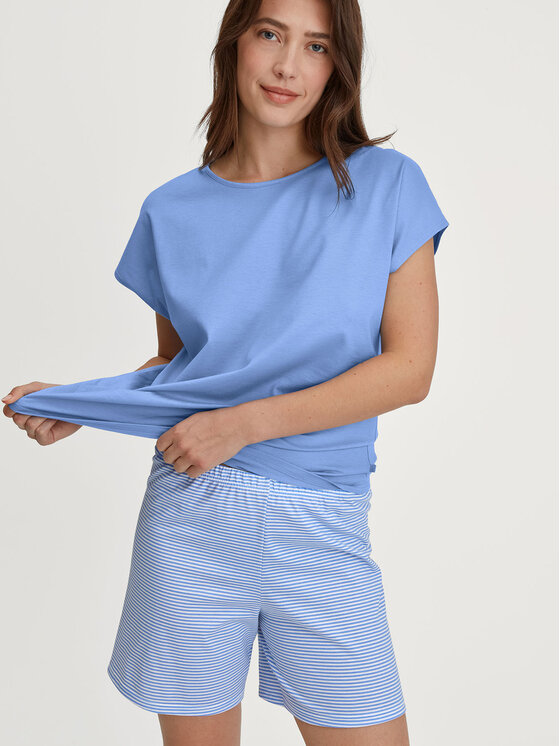 Calida Calida Pyžamo 46552 Modrá Regular Fit