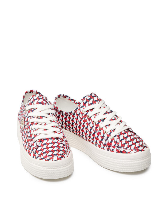 Tommy Hilfiger Tommy Hilfiger Kedai Th Corporate Vulc Sneaker FW0FW05804 Raudona