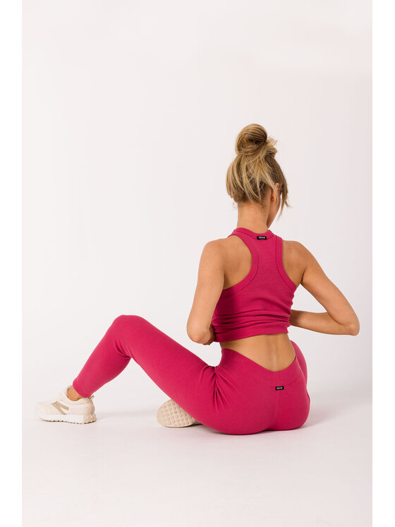 Made of Emotion Made of Emotion Legginsy M734 Pomarańczowy Premium Fit