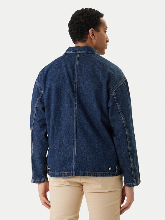 Jack & Jones Jack & Jones Koszula jeansowa Cambridge 12293585 Granatowy Oversize
