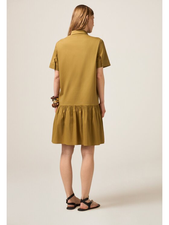 Oltre Oltre Vestito da giorno 7369R104907N025 Verde A-Line Fit