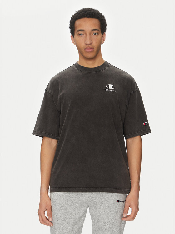 Champion Champion Футболка 221257 Чорний Regular Fit