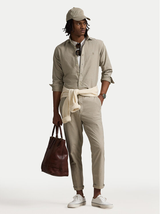Polo Ralph Lauren Polo Ralph Lauren Pantaloni din material 710958589002 Bej Classic Fit