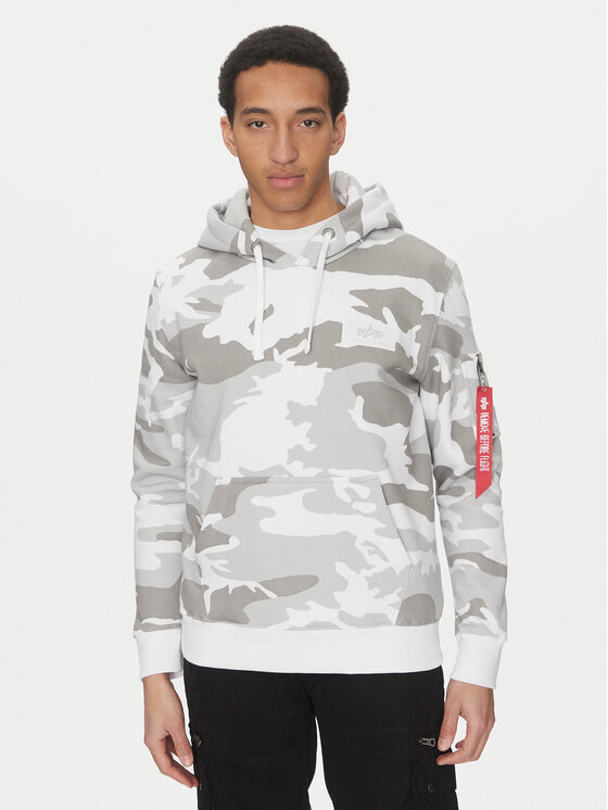 Alpha Industries Alpha Industries Pulóver Back Print 178318 Szürke Regular Fit