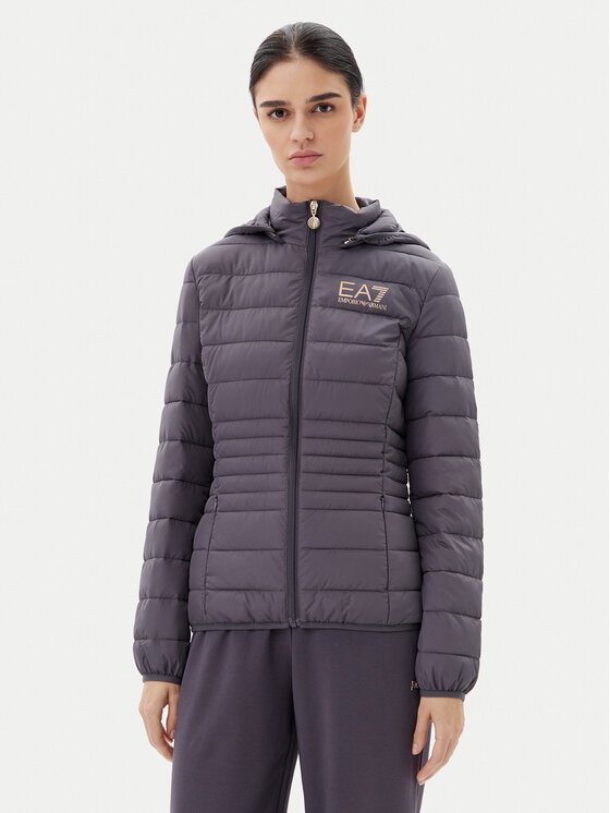 Damska Kurtka przejściowa EA7 Emporio Armani, Rozmiar XXS, Szara, 8NTB23 TNF8Z U8115