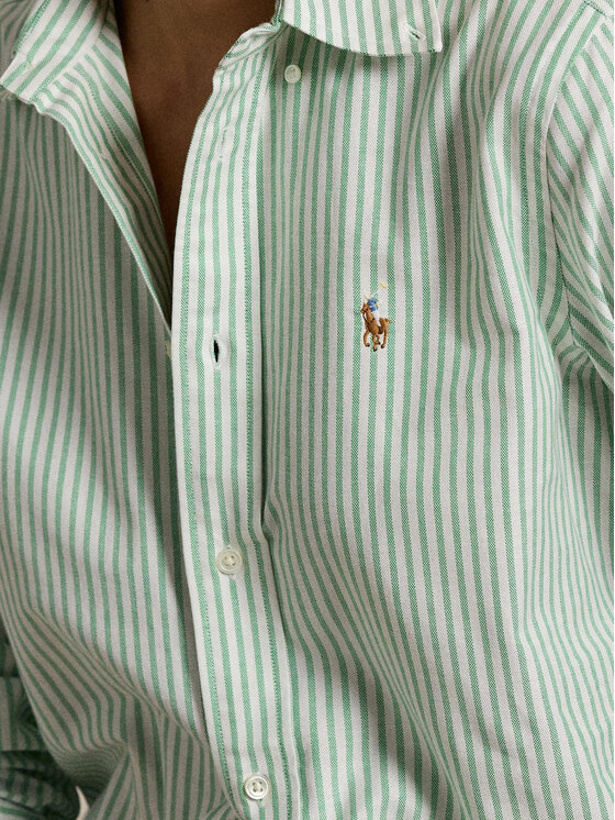 Polo Ralph Lauren Polo Ralph Lauren Košeľa 211941508007 Zelená Slim Fit