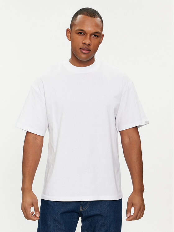 Jack&Jones T-krekls Collective 12251865 Balts Wide Fit