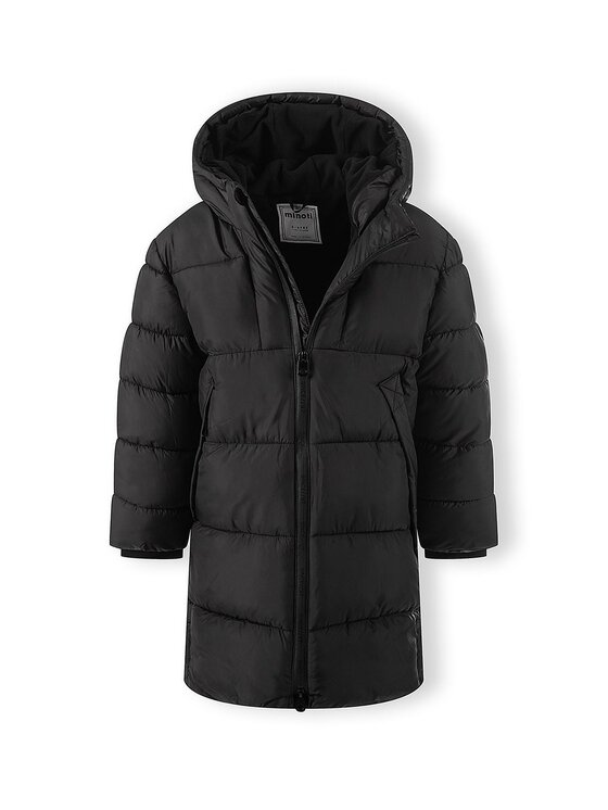 minoti minoti Kurtka zimowa 33COAT510 Czarny Longline Fit