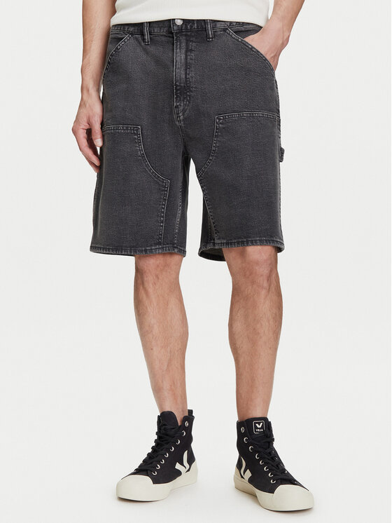 Gap Džínsové šortky 767488 Čierna Relaxed Fit