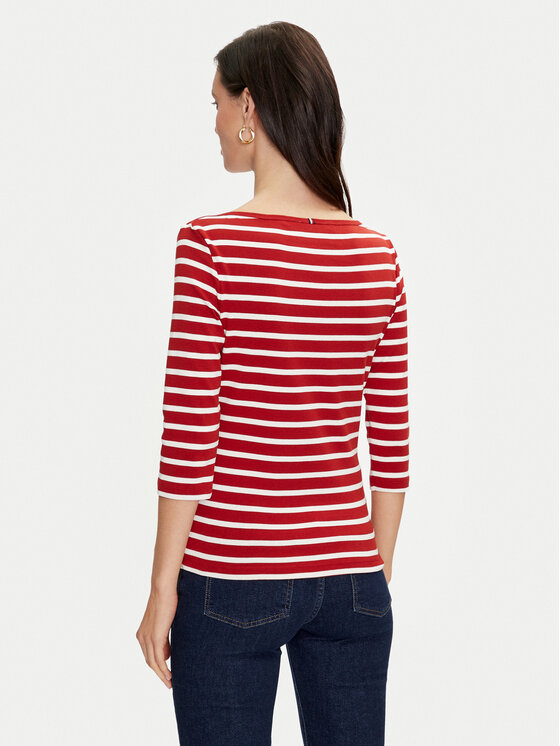 Tommy Hilfiger Tommy Hilfiger Blúz New Cody WW0WW40589 Piros Slim Fit