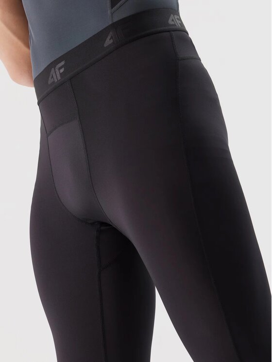 4F 4F Leggings 4FWSS24TFTIM227-20S Nero Slim Fit