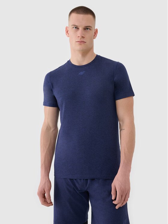 4F 4F Funkčné tričko 4FWSS25TFTSM1344-30M Tmavomodrá Regular Fit