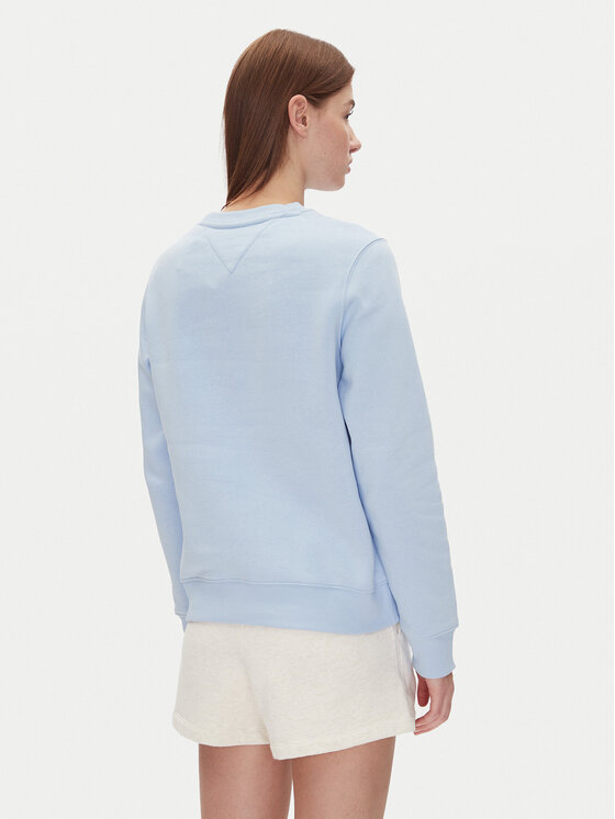 Tommy Jeans Tommy Jeans Світшот Tjw Reg S Flag Crew DW0DW19959 Блакитний Regular Fit