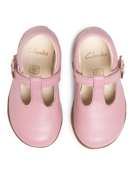 Clarks drew deals shine pink