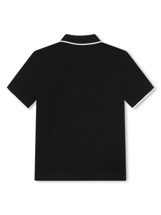 BOSS Boss Polo J25P26 S Czarny Regular Fit