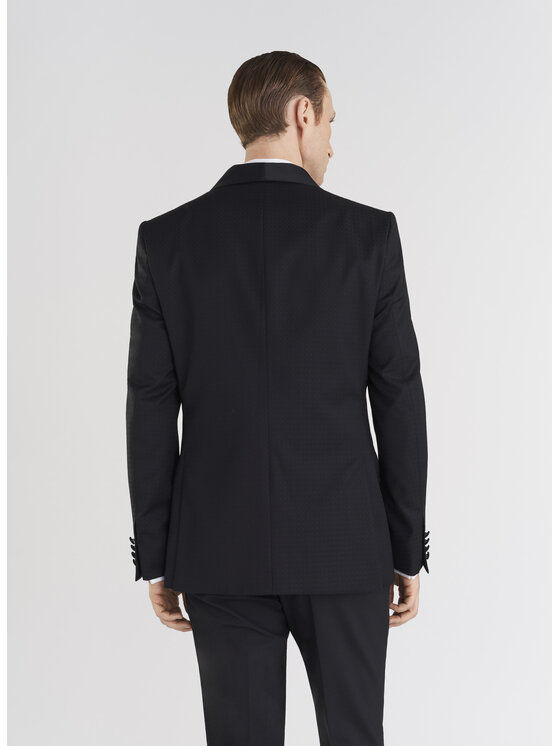 Pako Lorente Pako Lorente Marynarka P24SP-3S-008 Czarny Slim Fit