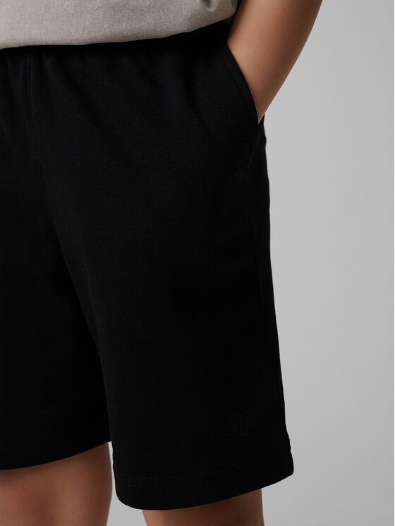 4F 4F Szorty sportowe BASIC+ Czarny Regular Fit