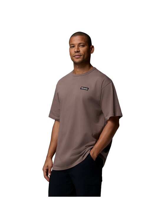 Columbia Columbia T-Shirt 215504 Brązowy Regular Fit