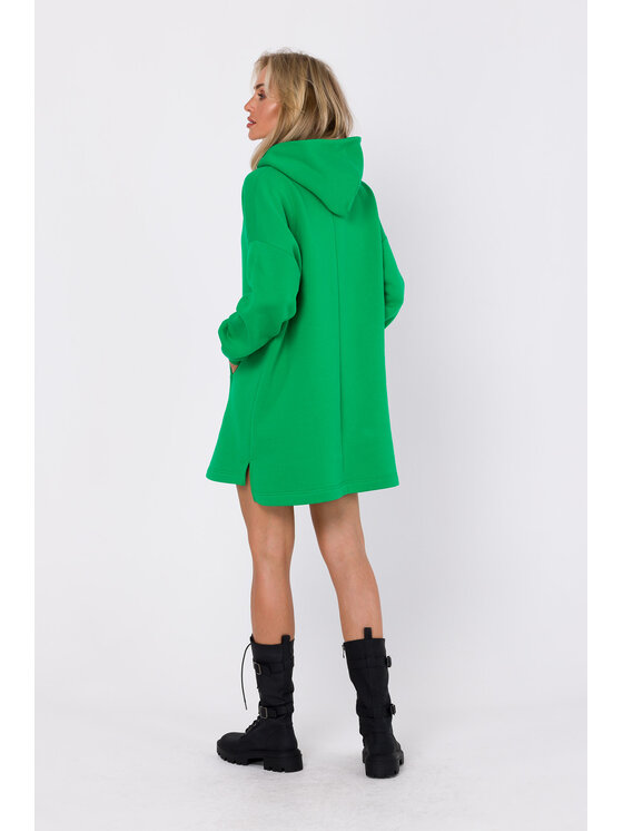 Made of Emotion Made of Emotion Každodenné šaty M762 Zelená Modern Fit