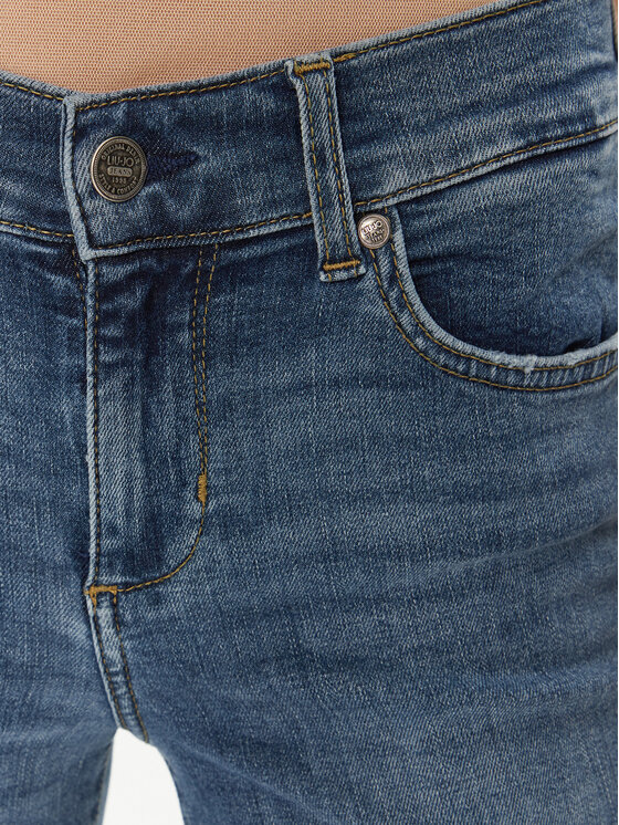 Liu Jo Liu Jo Teksad UF4066 DS615 Sinine Skinny Fit