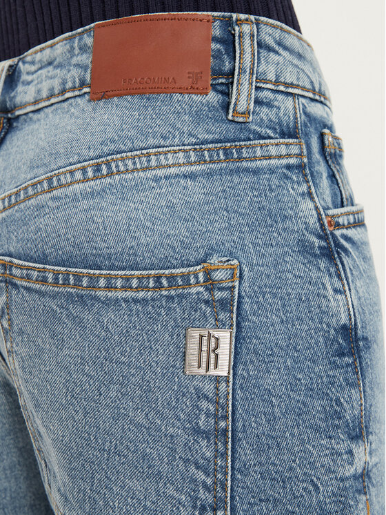 Fracomina Fracomina Jeans hlače FP24WVD005D41903 Modra Carrot Fit
