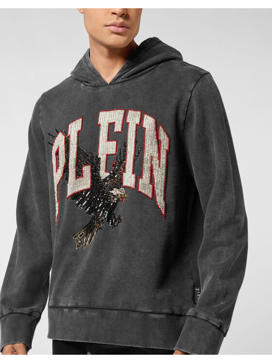 PHILIPP PLEIN PHILIPP PLEIN Felpa 25957 Nero Regular Fit