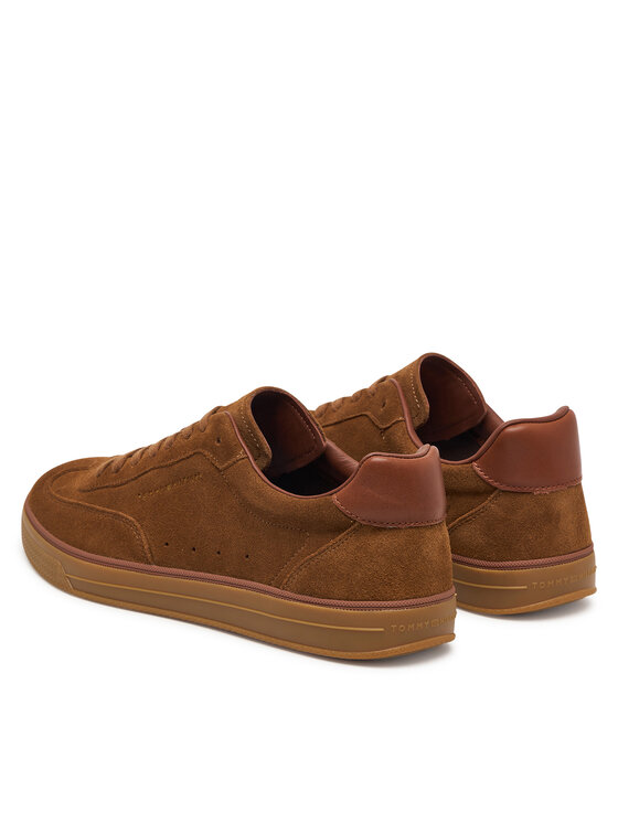 Tommy Hilfiger Tommy Hilfiger Superge Th Lo Lux Suede Sneaker FM0FM05997 Rjava