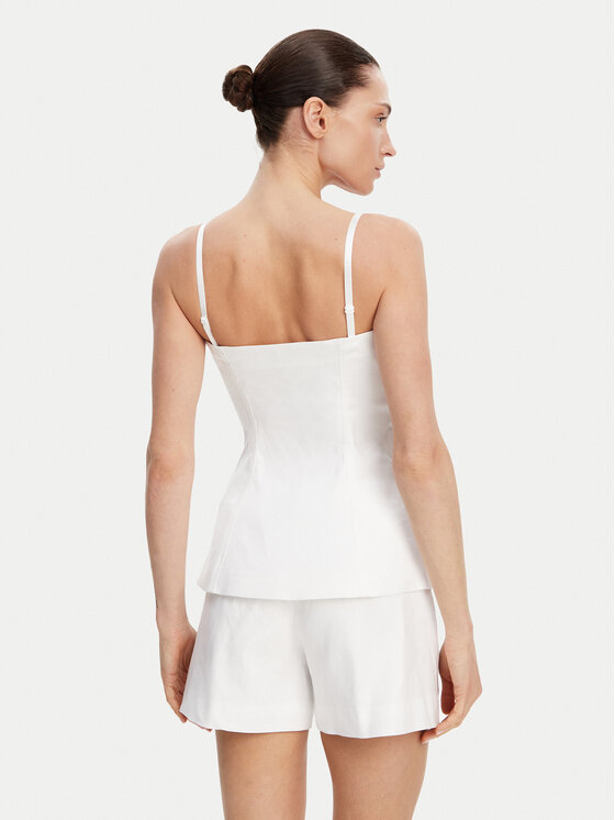 Guess Guess Top W5GH0L WH5L2 Bílá Regular Fit