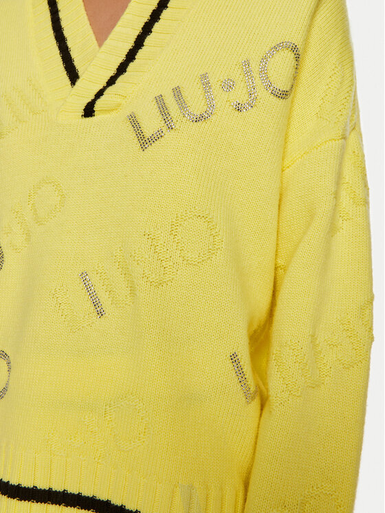 Liu Jo Liu Jo Sweater TF4169 MS55L Sárga Regular Fit