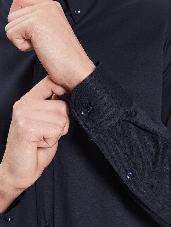 BOSS Boss Košeľa 50469378 Tmavomodrá Regular Fit