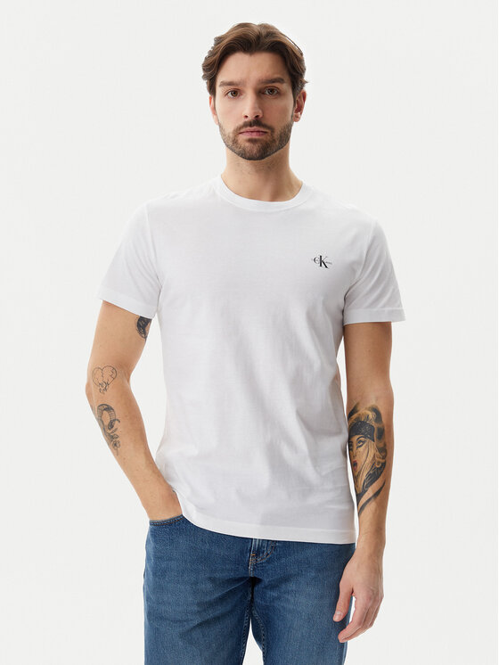 Calvin Klein Jeans Calvin Klein Jeans 2er-Set T-Shirts Monologo J30J320199 Bunt Regular Fit