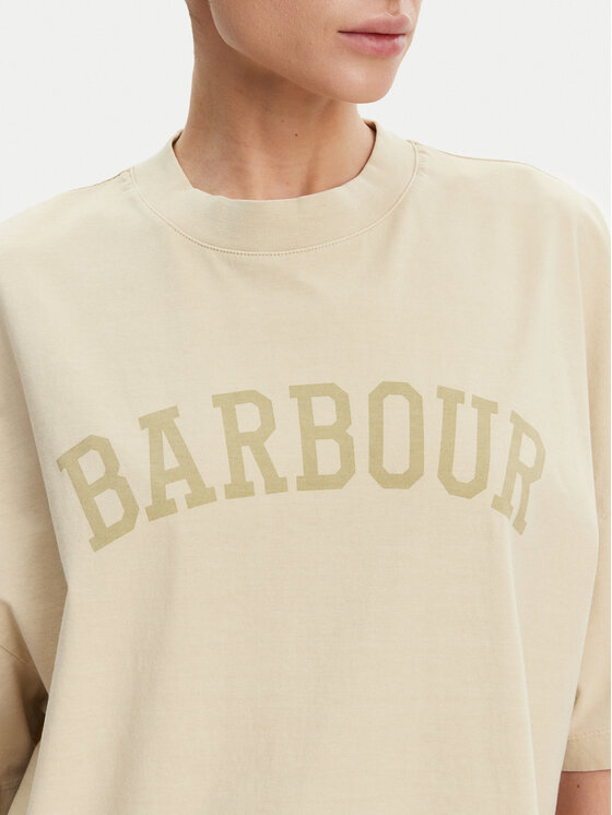 Barbour Barbour T-Shirt Katie Relaxed LTS0664CR31 Beżowy Relaxed Fit