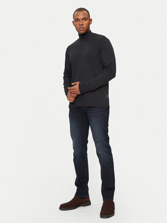 Blend Blend Rollkragenpullover 20717343 Schwarz Regular Fit