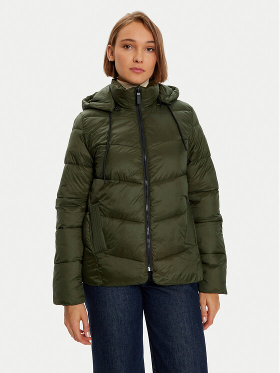 Kaffe Kaffe Зимова куртка Susanne 10508811 Зелений Regular Fit