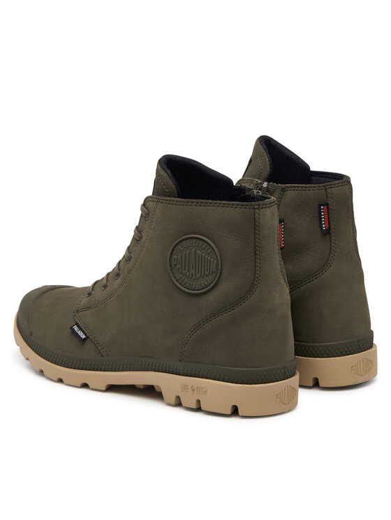 Palladium Palladium Туристически oбувки Pampa Lite+ Zip Wp+ 79577-325-M Тъмнозелен