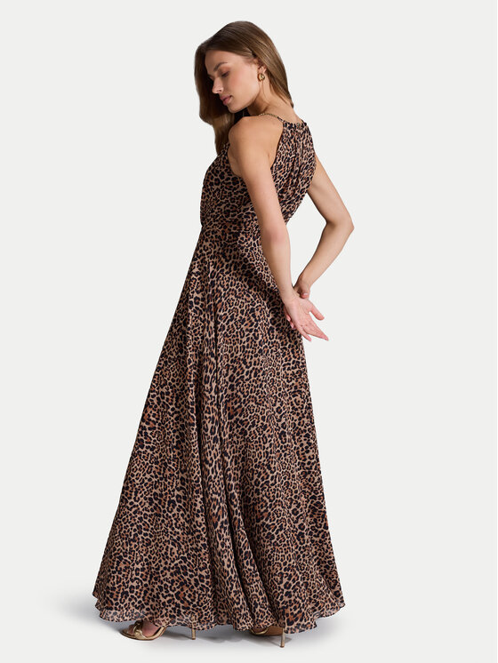 Swing Swing Sukienka wieczorowa 5AI15400 Brązowy Regular Fit