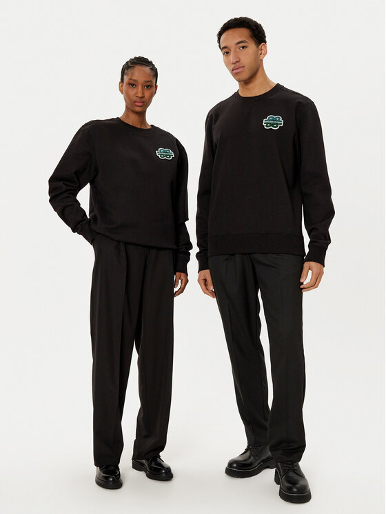 Filling Pieces Filling Pieces Μπλούζα Unisex Gowtu 7453392 Μαύρο Regular Fit