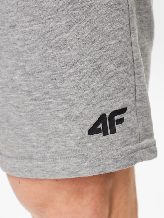 4F 4F Sportovní kraťasy 4FSS23TSHOM156 Šedá Regular Fit