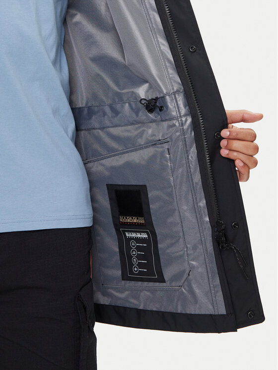 Napapijri Napapijri Зимно яке A-Pilloz NP0A88SG Черен Regular Fit