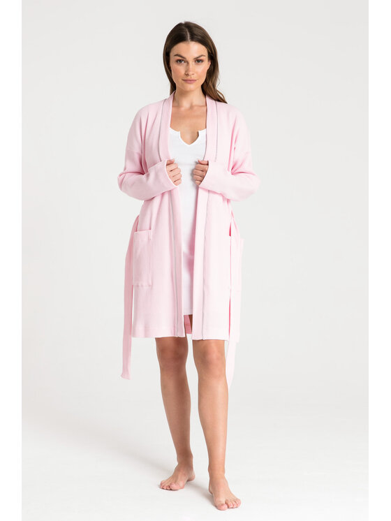 LaLupa LaLupa Szlafrok LA078 Różowy Comfortable Fit