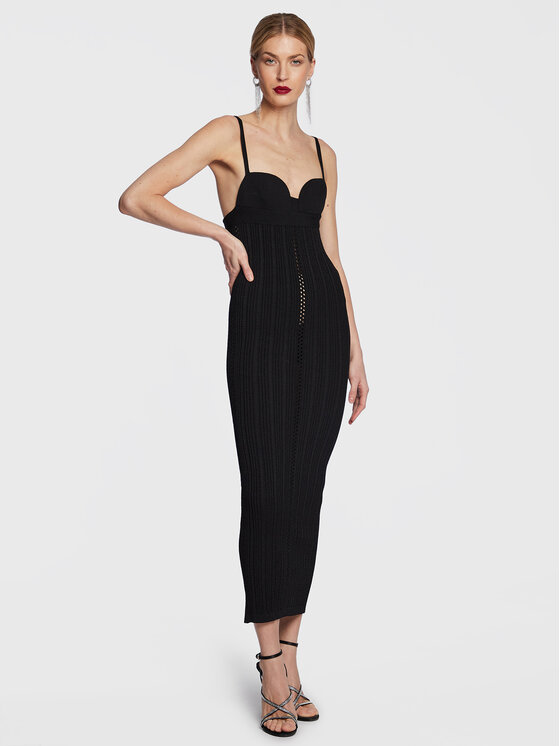 N°21 N°21 Rochie cocktail 23E N2M0 AH01 7568 Negru Slim Fit
