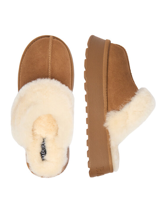 Badura Badura Pantofole EO-EDI-TS6292 Marrone