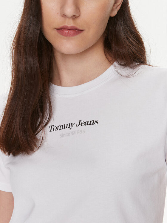 Tommy Jeans Tommy Jeans T-shirt Essential DW0DW17359 Bijela Regular Fit